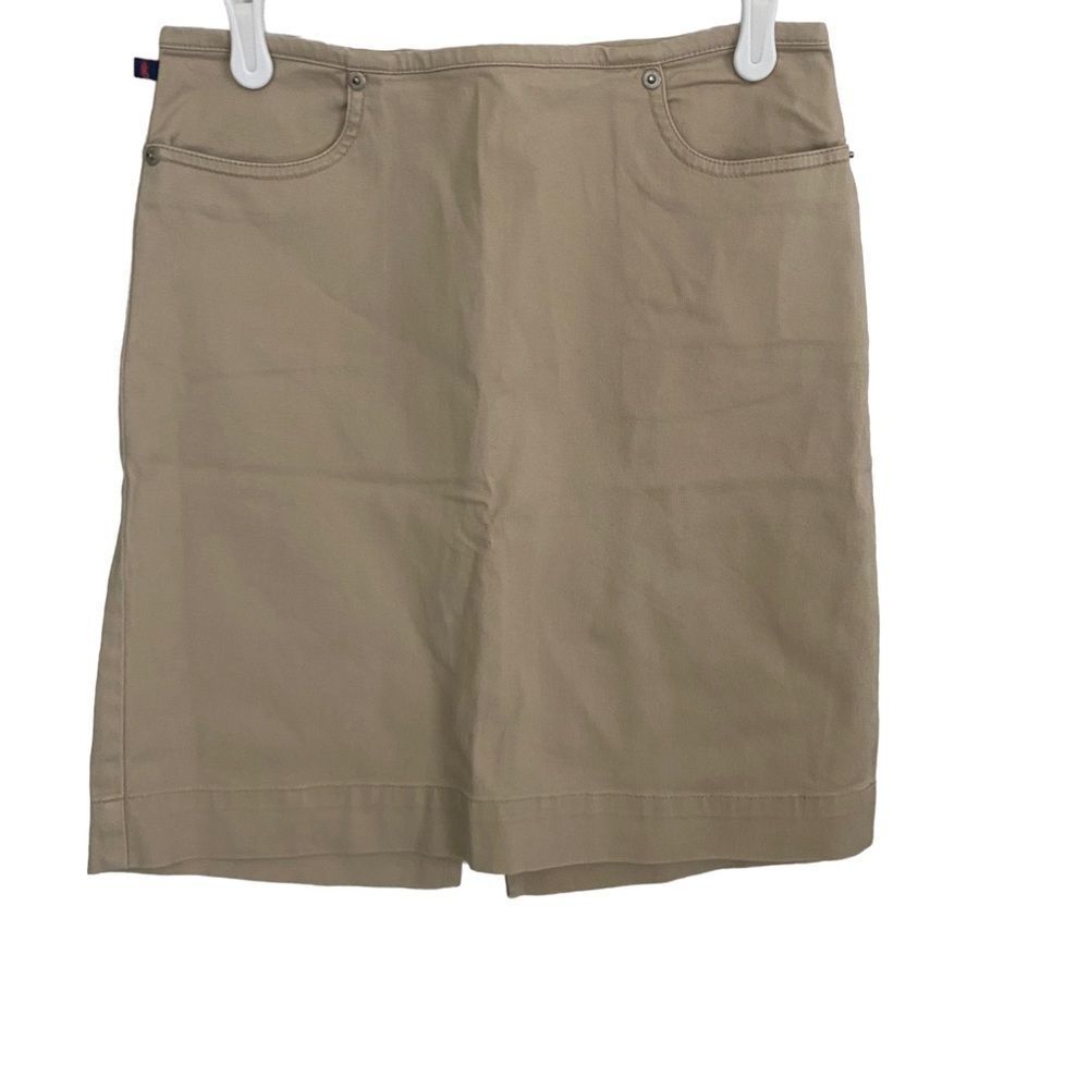 Ralph Lauren Tan Straight Skirt‎ Sz 14 (girls)